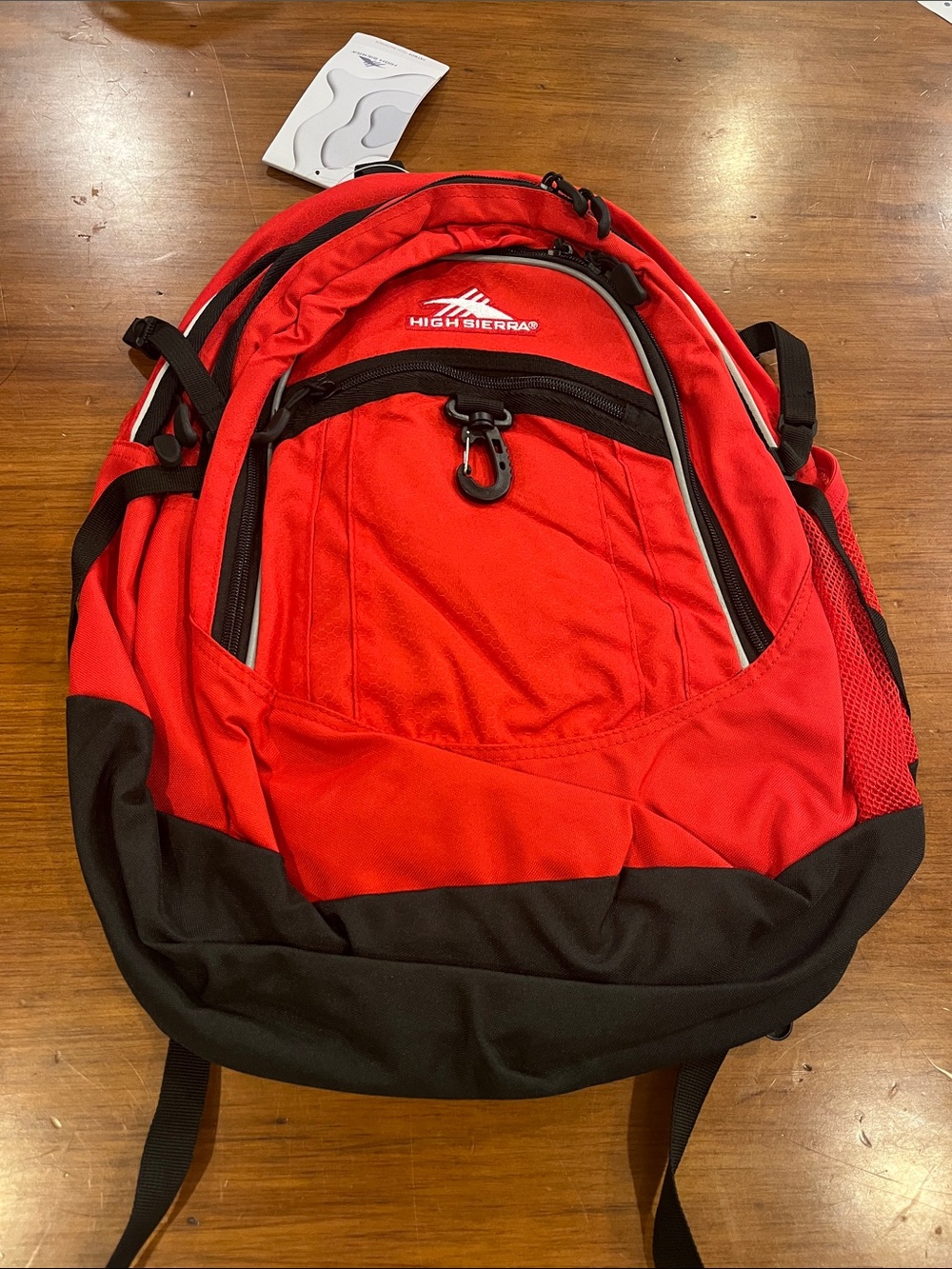 High Sierra Fatboy Tech Backpack Bool Bag new red